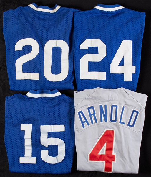 1980s and 1990s Chicago Cubs Game-Worn Pregame Jerseys (4)