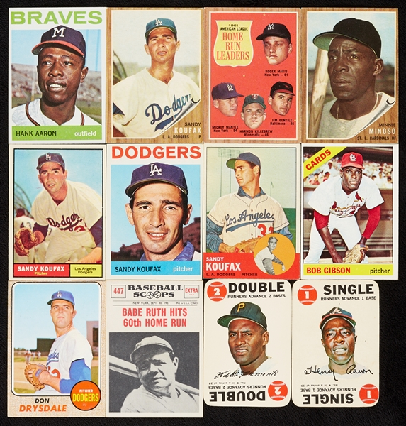 1961-69 Topps Baseball Massive Group, 65 HOFers (2,365)