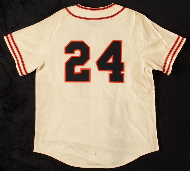 Willie Mays Signed Minneapolis Millers Flannel Jersey (BAS)