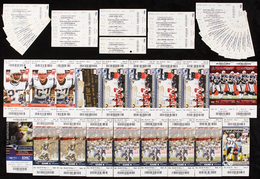 New England Patriots Ticket Hoard with Tom Brady TDs (77)