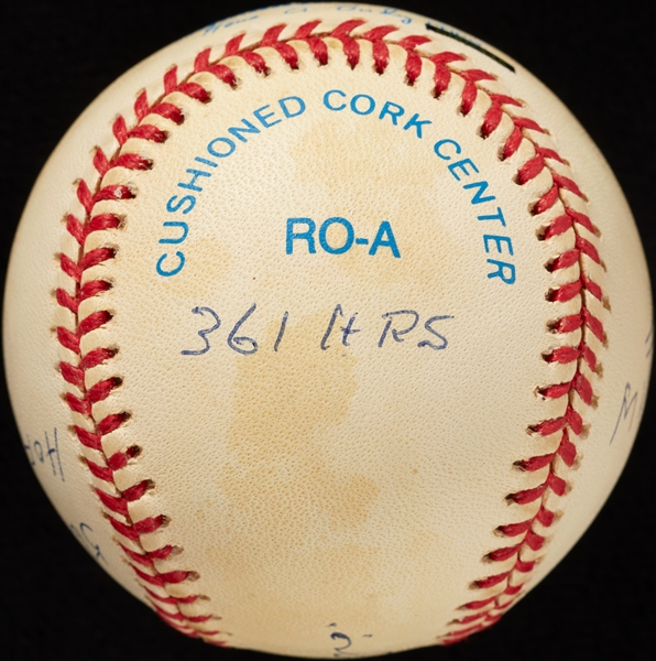 Joe DiMaggio Single-Signed OAL Baseball with Multiple Inscriptions (50/160) (JSA)
