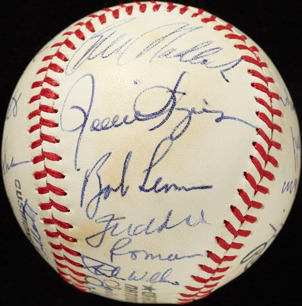 HOFers & Stars Multi-Signed ONL Baseball with George Steinbrenner, Billy Martin (JSA)