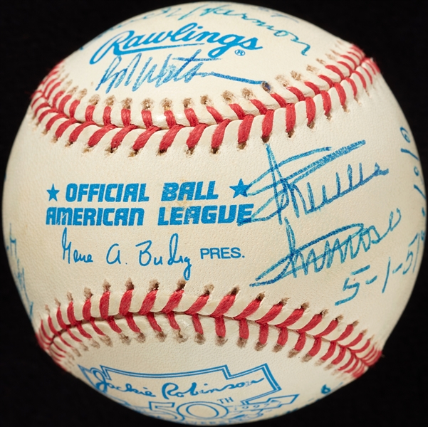 Negro League Integrators Signed OAL Jackie Robinson Baseball (JSA)