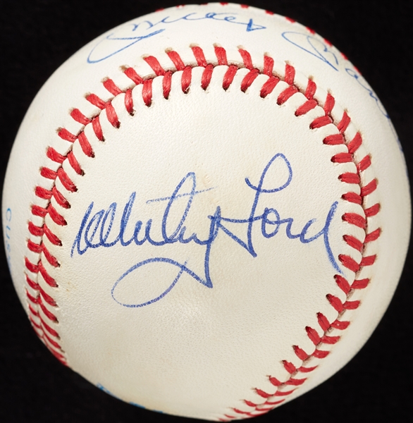 Mickey Mantle & Whitey Ford Dual-Signed OAL Baseball (JSA)