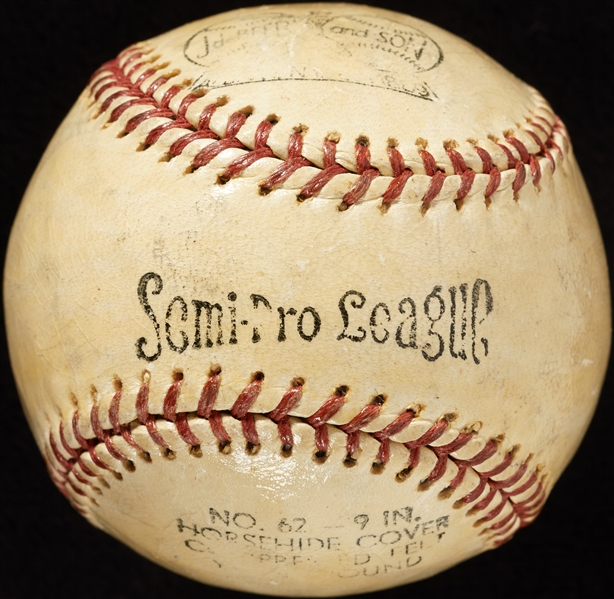 Rogers Hornsby Single-Signed J. deBeer & Son Baseball (JSA)