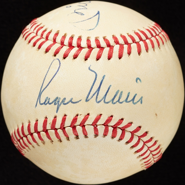 Mickey Mantle & Roger Maris Dual-Signed OAL Baseball (JSA)