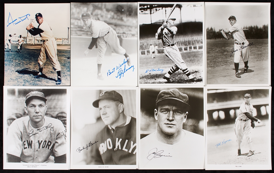 HOFer Signed Baseball 8x10 Photo Group (58)
