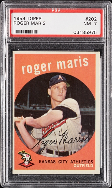 1959 Topps Roger Maris No. 202 PSA 7