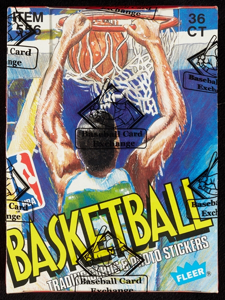 1989-90 Fleer Basketball Wax Box (36) (Fritsch/BBCE) (FASC)