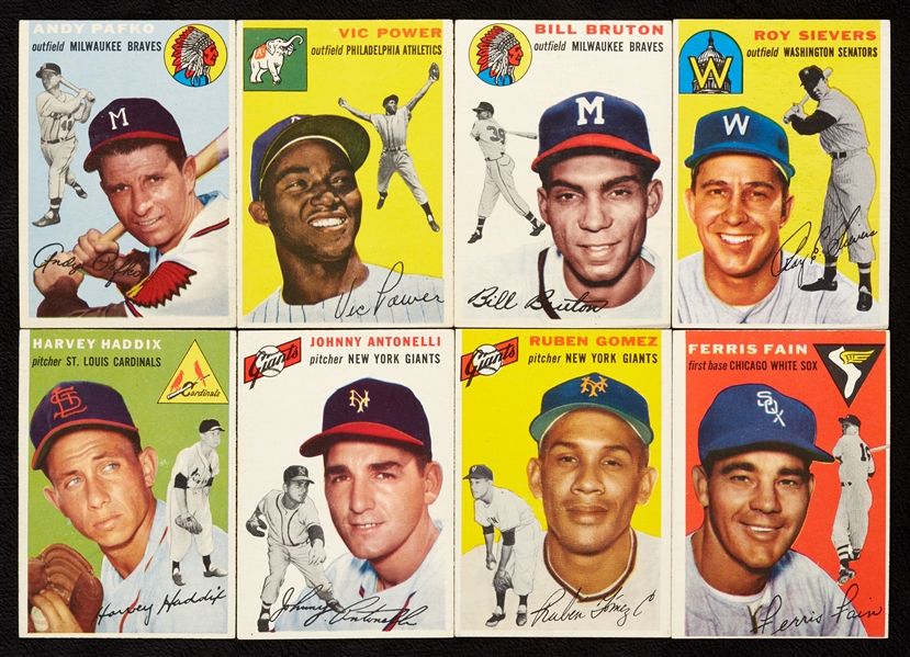 1954 Topps Baseball Group (118)