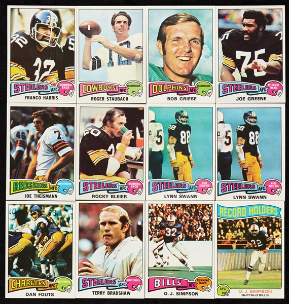 1975 Topps Football High-Grade Complete Set (528)