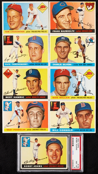 1955 Topps Baseball High-Grade High-Numbers Group (23)