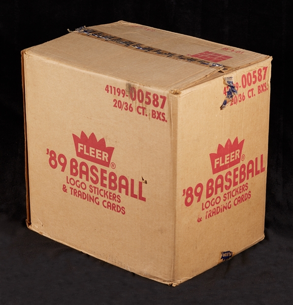 1989 Fleer Baseball Partial Wax Case (15/20)