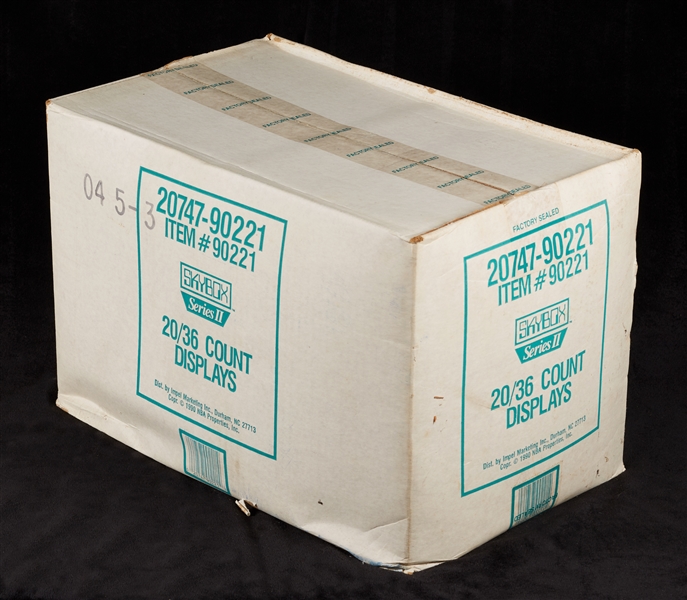 1990-91 SkyBox Series 2 Basketball Wax Box Case (20/36)