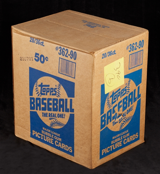 1990 Topps Baseball Wax Case (20)