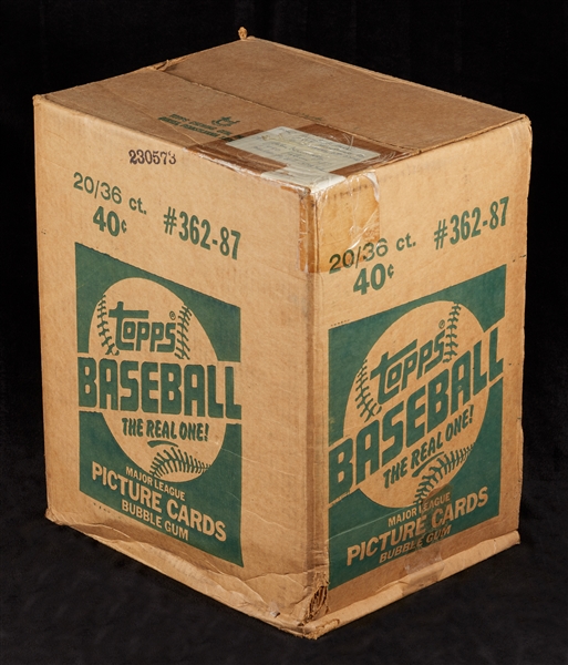 1987 Topps Baseball Wax Case (20)