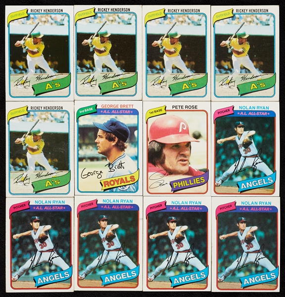 1980 Topps Baseball High-Grade Sets (5)