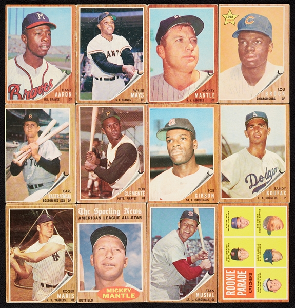 1962 Topps Baseball Complete Set (598)