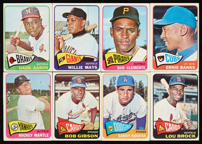 1965 Topps Baseball High-Grade Complete Set (598)