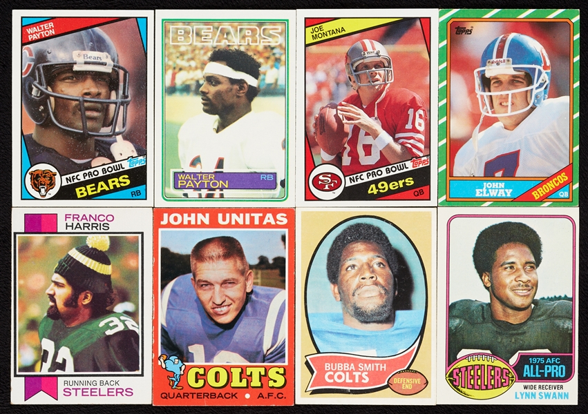 Massive 1971-86 Topps Football Hoard, Partials and Near Sets, Hundreds of HOFers (5,800)