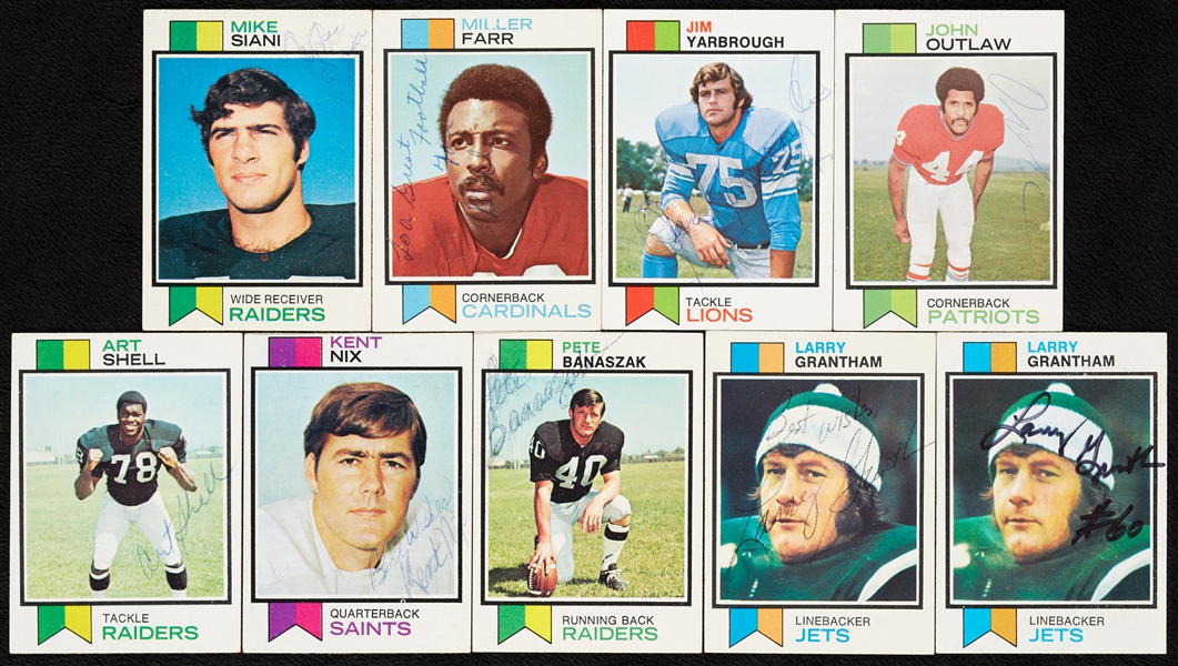 Signed 1973 Topps Football Group (350+)