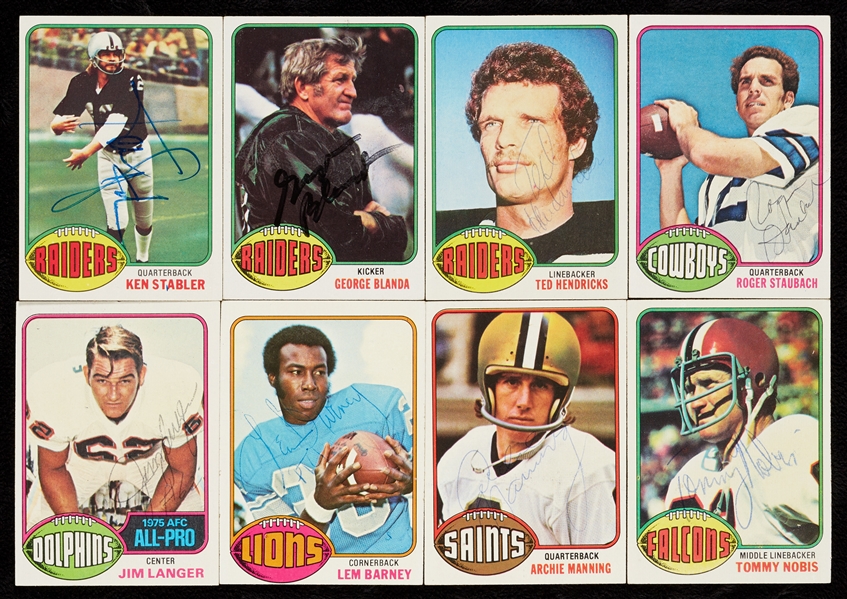 Signed 1976 Topps Football Group (215+)