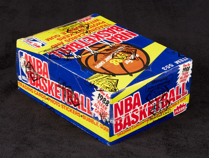 1988-89 Fleer Basketball Wax Box (36) (BBCE)