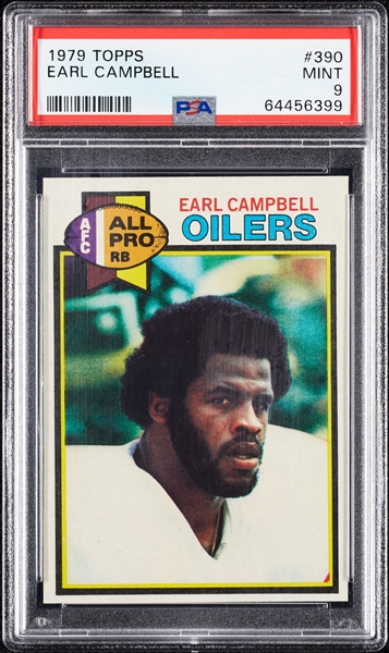 1979 Topps Earl Campbell RC No. 390 PSA 9
