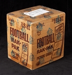 1981 Topps Football Rack Pack Case (3/24) (BBCE)