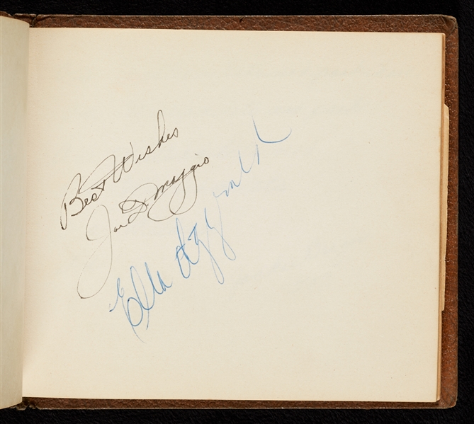 Circa 1950s Multi-Signed Autograph Book with DiMaggio, Berra, Ella Fitzgerald (PSA/DNA)