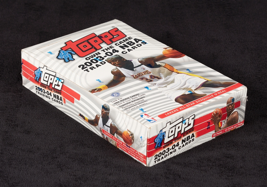 2003-04 Topps Basketball Hobby Wax Box (36)