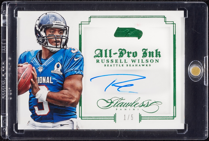 2014 Flawless Russell Wilson All-Pro Ink Auto (1/5)