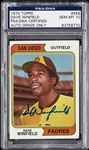 Dave Winfield Signed 1974 Topps RC No. 456 (Graded PSA/DNA 10)