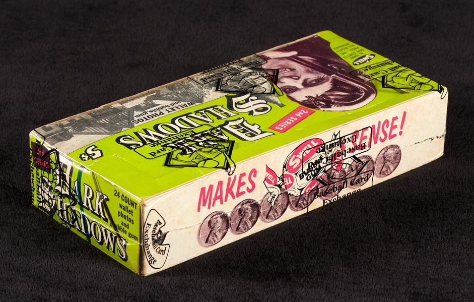 1969 Philadelphia Dark Shadows Series 2 Wax Box (Fritsch/BBCE)