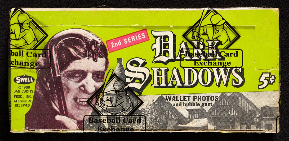 1969 Philadelphia Dark Shadows Series 2 Wax Box (Fritsch/BBCE)