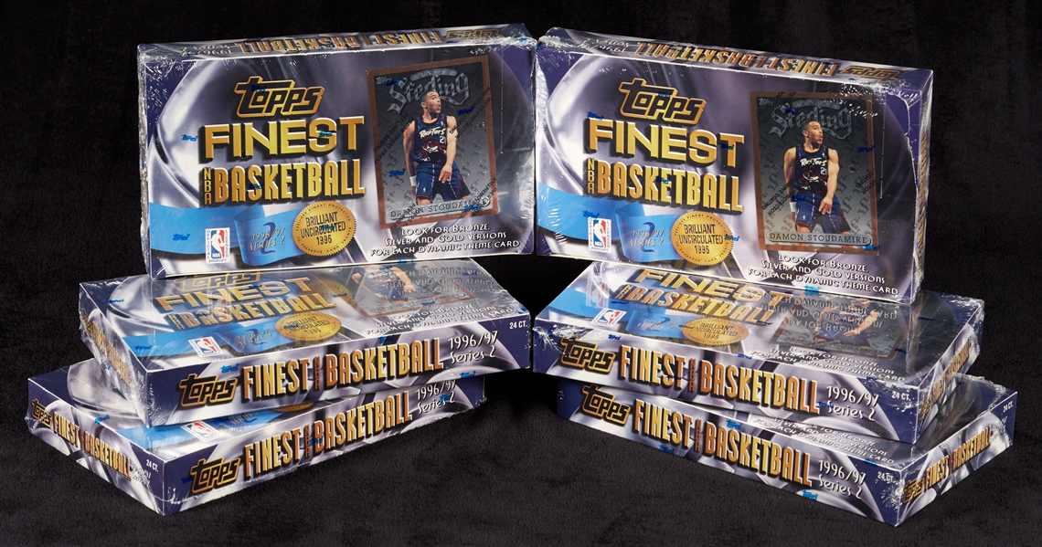1996 Finest Series II Basketball Full Case (6/24) (BBCE)