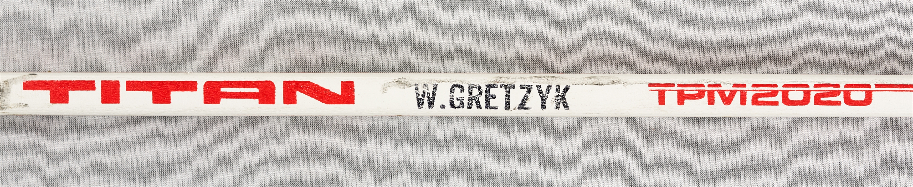 Wayne Gretzky Game-Used & Signed Titan TPM Hockey Stick (BAS)