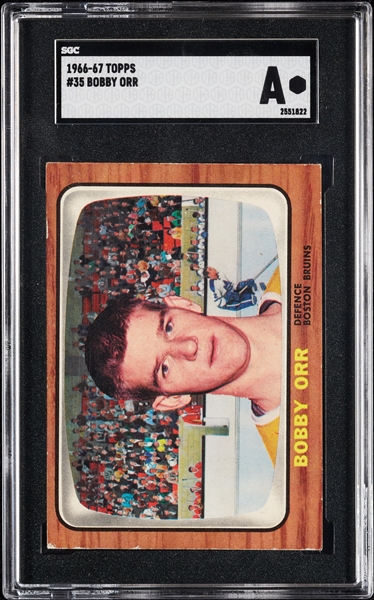 1966 Topps Bobby Orr RC No. 35 SGC Authentic