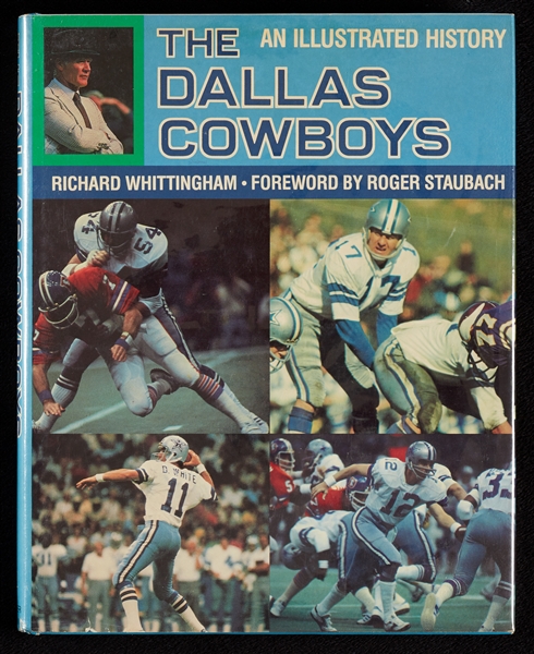 Multi-Signed Dallas Cowboys Book with Martin, Lilly, Hayes, Berry (BAS)
