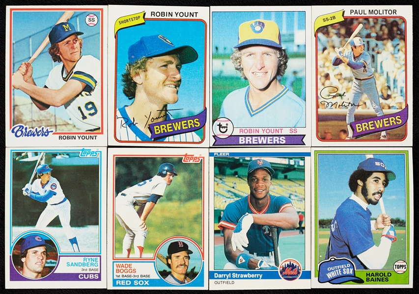 1980s Topps and Fleer Baseball Rookies, Potpourri of Modern (1,125)