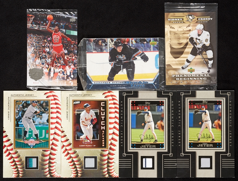 Signed & Game-Used Trading Card Group (105)