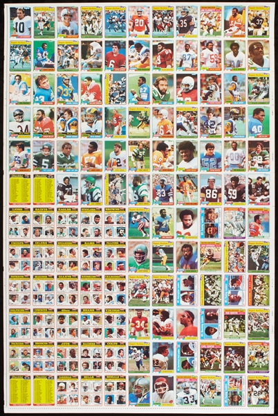 1981-93 Uncut Sheet Collection From All Four Sports, Including Two Proofs (32)