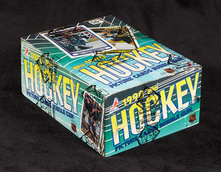 1990 Topps Hockey Wax Box (36) (BBCE)