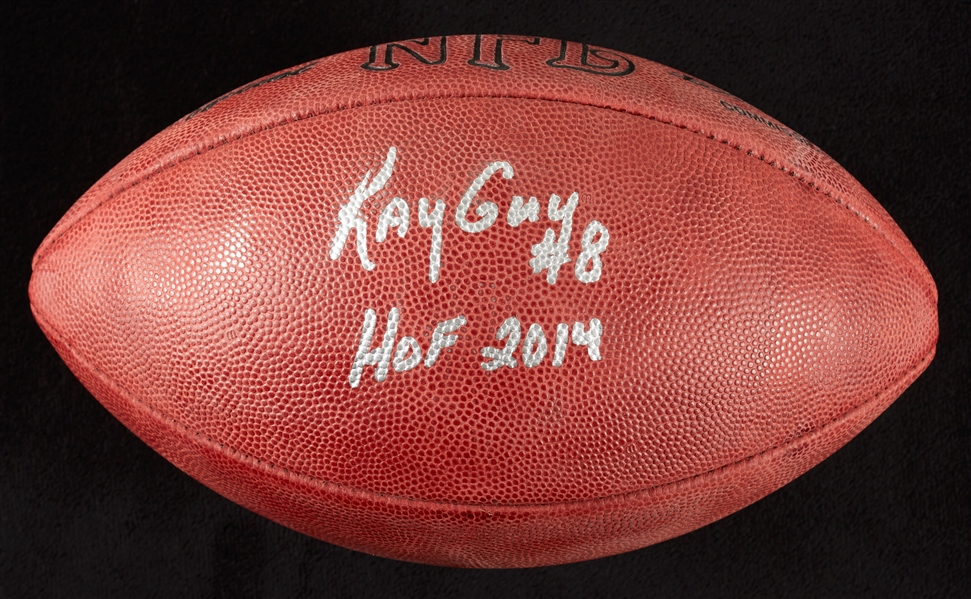 Ray Guy Signed NFL Football HOF 2014 (PSA/DNA)