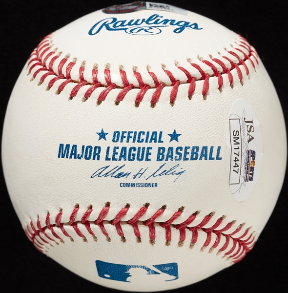 Mariano Rivera & Trevor Hoffman Dual-Signed OML Baseball (JSA)