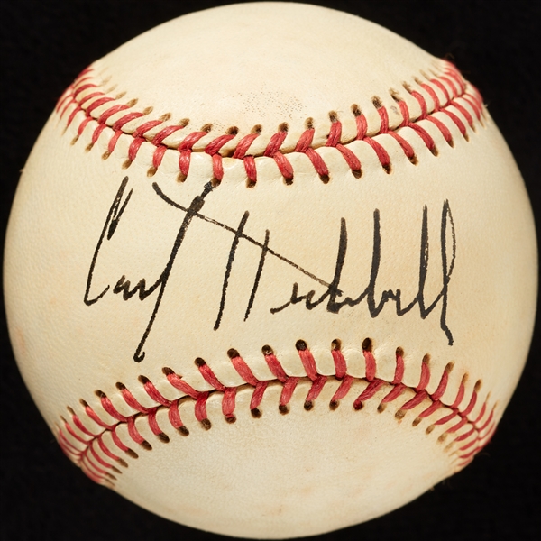 Carl Hubbell Single-Signed Energized Baseball (PSA/DNA)