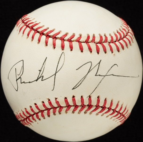 Richard Nixon Single-Signed ONL Baseball (JSA)