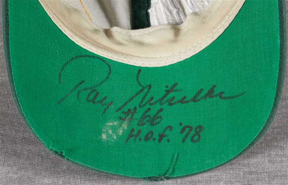 Ray Nitschke Signed Packers Cap HOF 78 (BAS)
