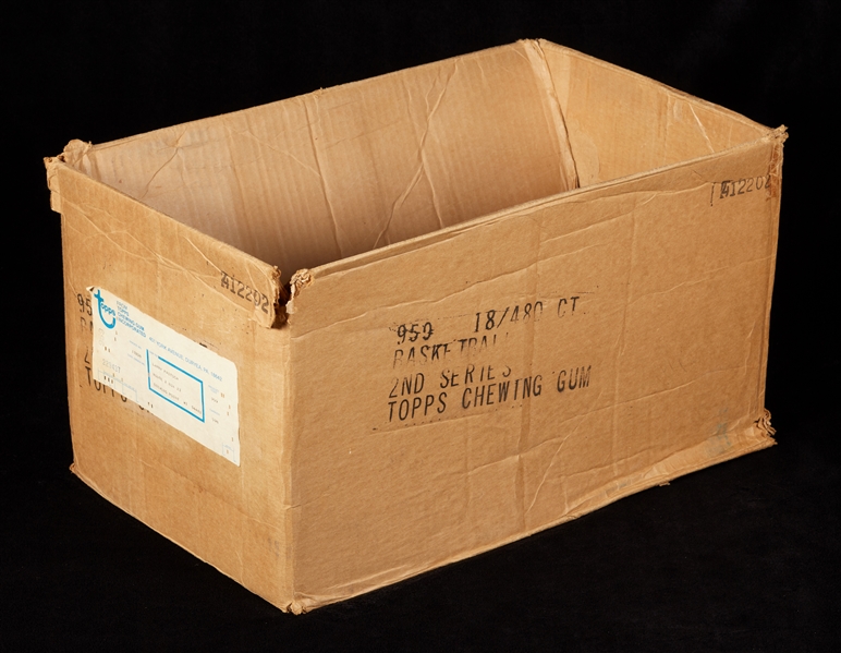 1970 Topps Basketball 2nd Series Vending Box Empty Case