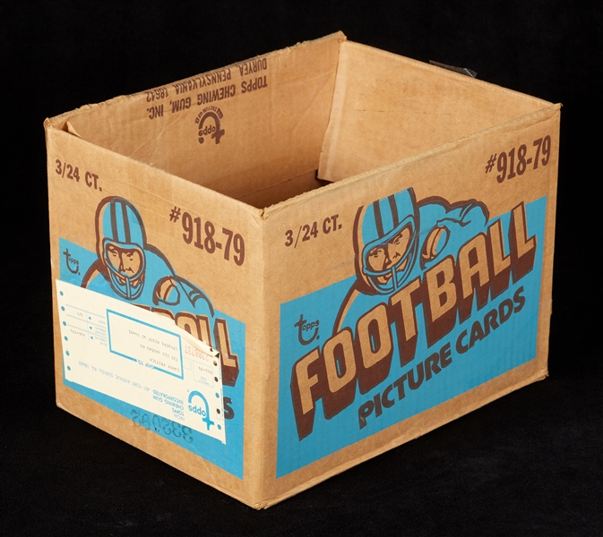 1979 Topps Football Rack Empty Case